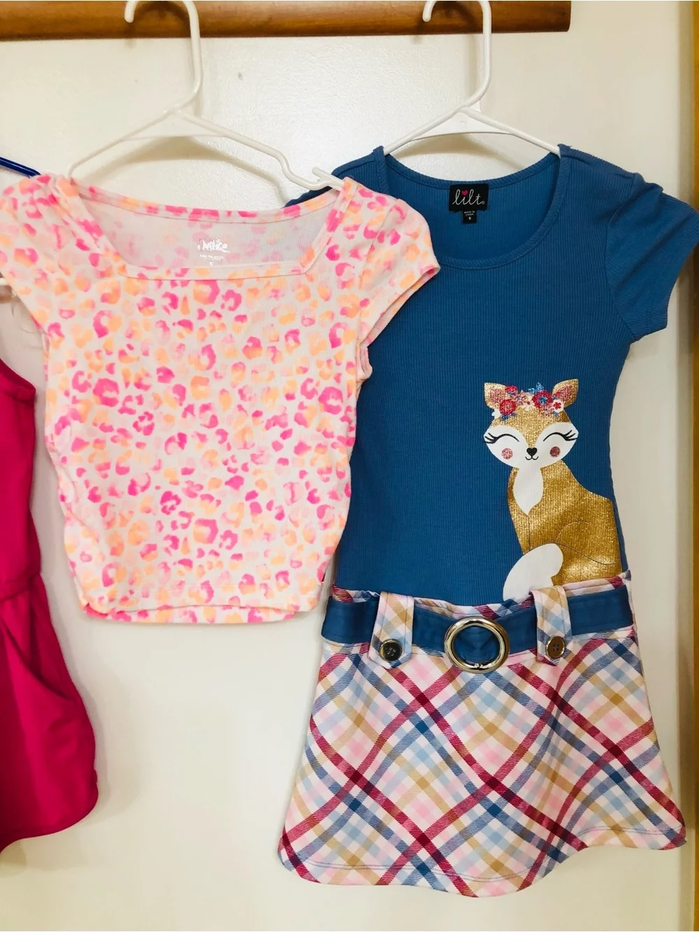 Mixed Girls Clothing Lot - Bright Pink, Yellow, Aqua & Floral Pieces